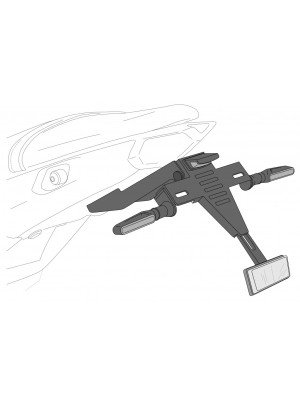 BMW R1300GS 2023-2024 REGULIUOJAMAS NUMERIU LAIKIKIS